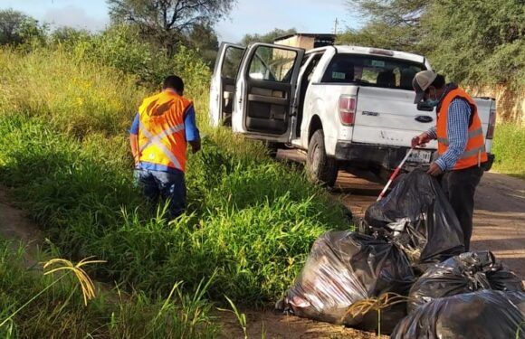 Realiza Aseo Público acciones de limpieza en colonias  Cristeros y La Adelita