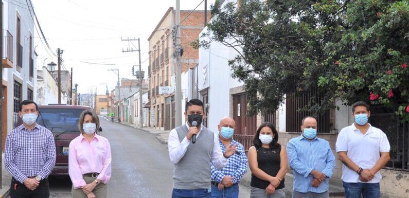 Colonia Centro ya cuenta con nueva vialidad reconstruida, Tecutli Gómez entrega la Doctor Camarena