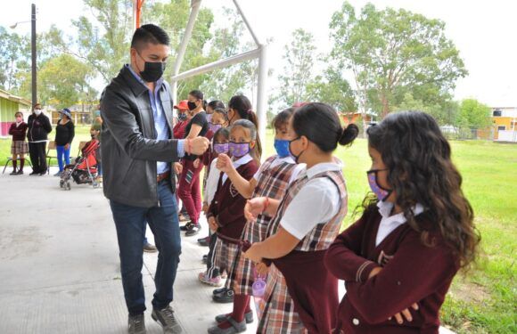 Matamoros, Rancho Nuevo y La Pascuala ya cuentan con mejores escuelas, Tecutli Gómez inaugura domos