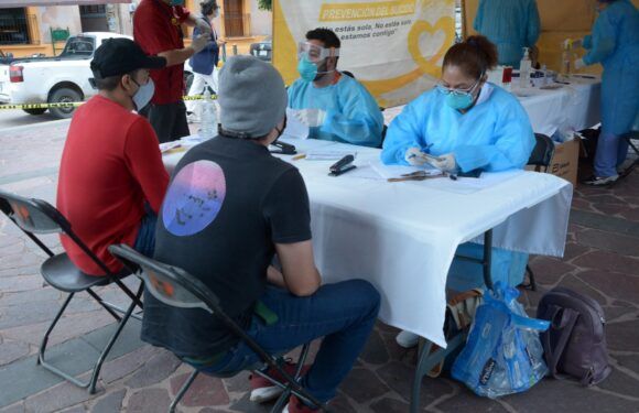 Secretaría de Salud y Salud Municipal realizan pruebas gratuitas de Covid-19