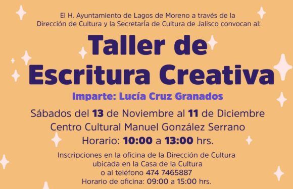 Llega a Lagos de Moreno el programa estatal de talleres Cultura Cardinal