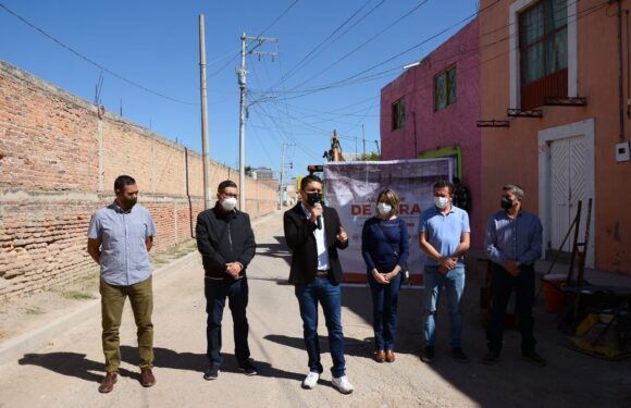 Rehabilitarán calle Porfirio Díaz en Barrio Bajo de Moya