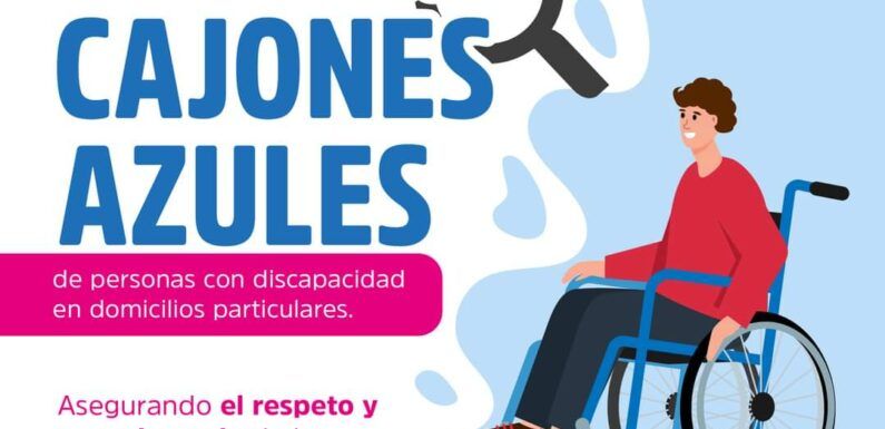Supervisan uso correcto de “Cajones Azules” para personas con discapacidad