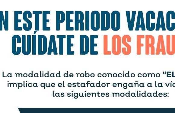 Comisaría de Seguridad Pública Municipal lanza recomendaciones para evitar ser víctima de fraude o extorsión