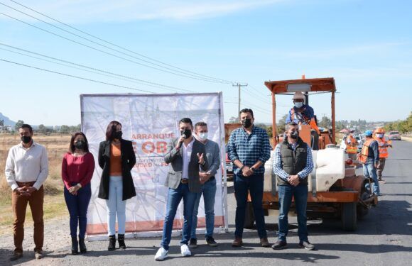 Aranca rehabilitación de la carpeta asfáltica en la salida a San Juan