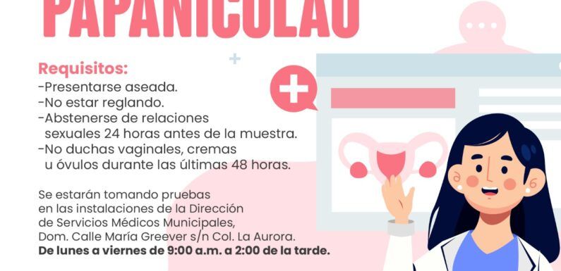 Ofrece Salud Municipal estudio gratuito de Papanicolau 