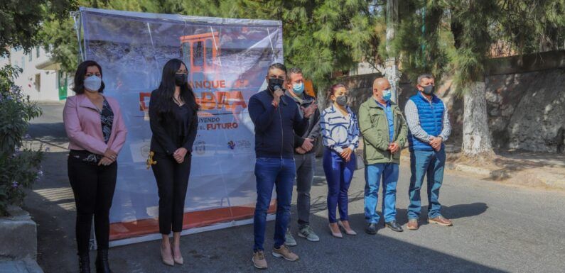 Inicia rehabilitación de la calle Aldama en Lomas del Valle