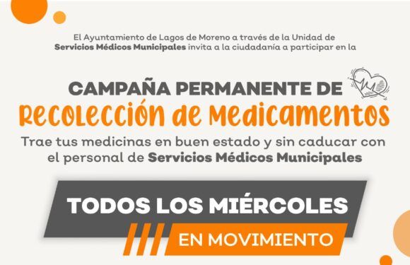 Salud Municipal arranca campaña de recolección de medicamentos  