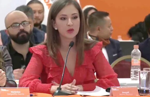 Se registra la candidata de Movimiento Ciudadano a la Gubernatura de Aguascalientes, Anayeli Muñoz