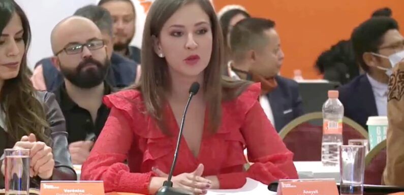 Se registra la candidata de Movimiento Ciudadano a la Gubernatura de Aguascalientes, Anayeli Muñoz