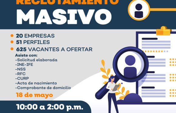 ¿Buscas trabajo? Este miércoles habrá reclutamiento laboral en Casa de la Cultura