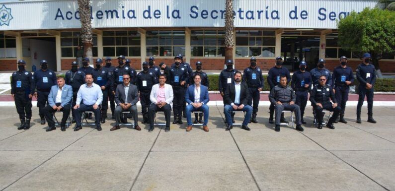 Capacitan a elementos de la Policía Municipal de Lagos en “Patrullaje Motorizado”