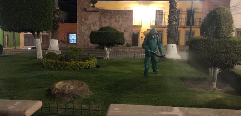 Realiza Dirección de Ecología fumigación en colonias y espacios públicos