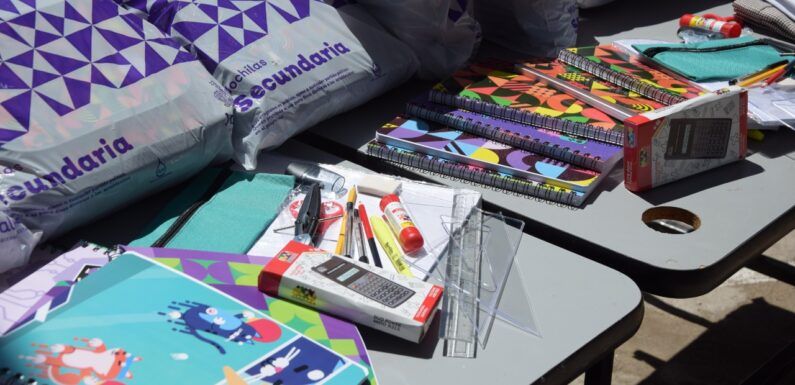 Arranca entrega del programa Recrea en la Secundaria Técnica 156 de Moya