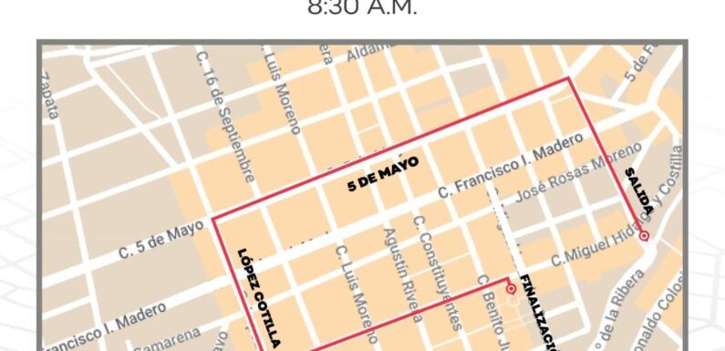 Todo listo para la realización del Desfile Deportivo con motivo del 20 de noviembre
