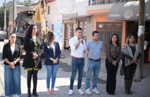 Arranca reconstrucción de la calle 16 de Septiembre en Las Huertitas