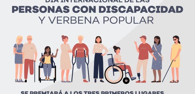Conmemorarán Día Internacional de las Personas con Discapacidad con desfile y verbena popular