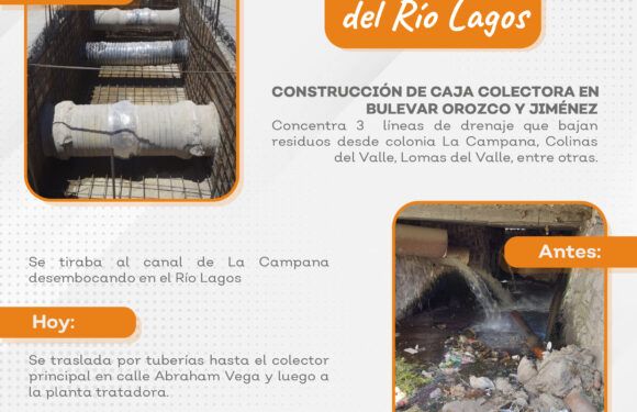 Gobierno Municipal continúa trabajando en el Proyecto Integral de Saneamiento del Río Lagos