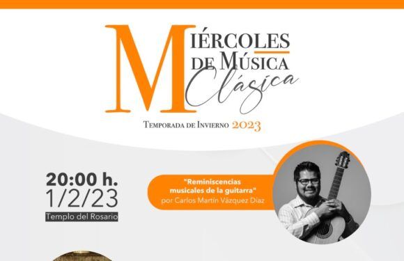 Regresan los “Miércoles de Música Clásica” en su temporada de invierno este 2023