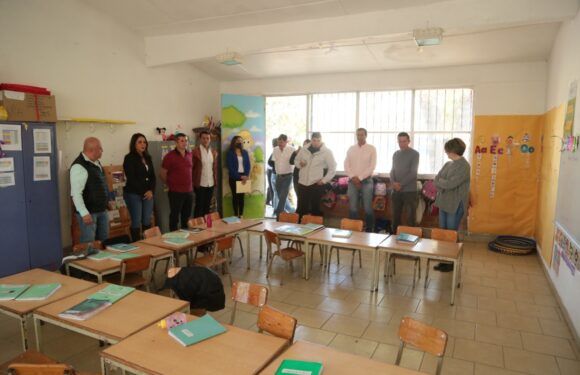 Piso de preescolar “Miguel Hidalgo” en San Miguel del 40 fue rehabilitado