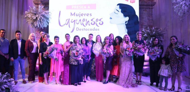Entregan presea a Mujeres Laguenses Destacadas 2023