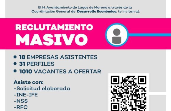 Más de mil vacantes se ofrecerán el próximo miércoles en el Reclutamiento Masivo