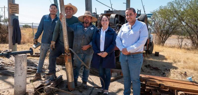 Gestiona Erika Cuevas mantenimiento a pozos de agua potable