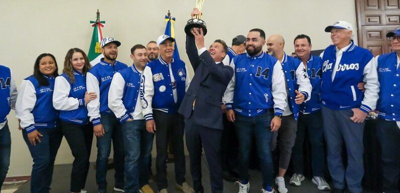 Reconoce Pablo Lemus a equipo de béisbol Charros de Jalisco por su tercer Campeonato de la Liga ARCO Mexicana del Pacífico