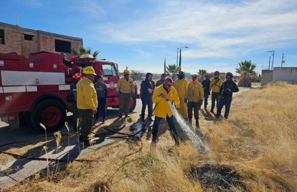 Capacitación a personal de Protección Civil y Bomberos de Encarnación de Díaz