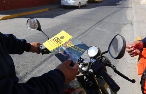 Intensifican campaña de concientización «Ponte casco, ponte vivo»
