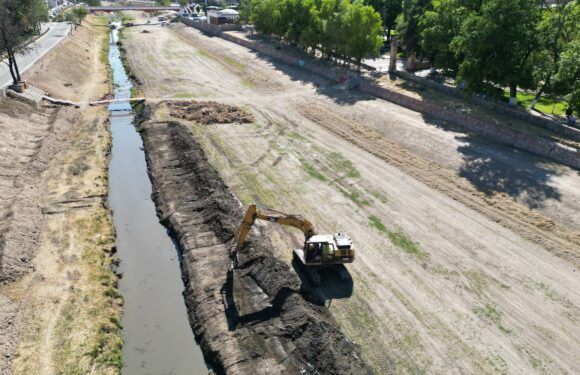 Limpian y dan saneamiento al Río Lagos
