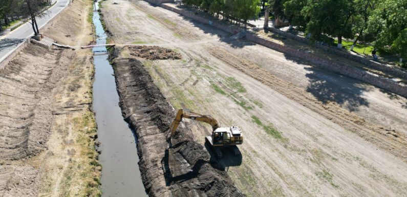 Limpian y dan saneamiento al Río Lagos