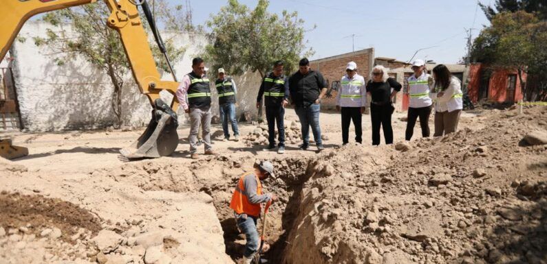 Supervisa alcalde obra pública en distintas colonias de la ciudad