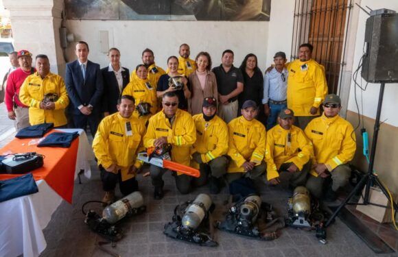 Equipan a elementos de Protección Civil de Encarnación de Díaz