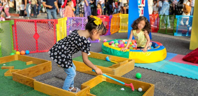 Disfrutan niñas y niños del festival realizado en su honor