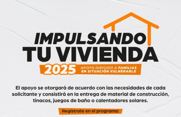 Lanza gobierno municipal programa para mejorar tu vivienda