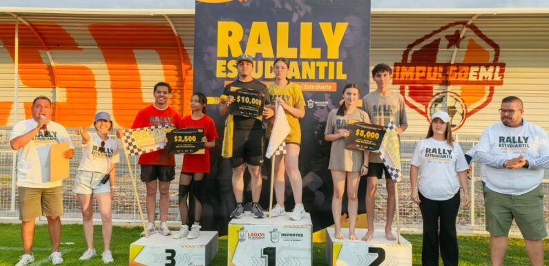 Realizan con éxito el Primer Rally Estudiantil