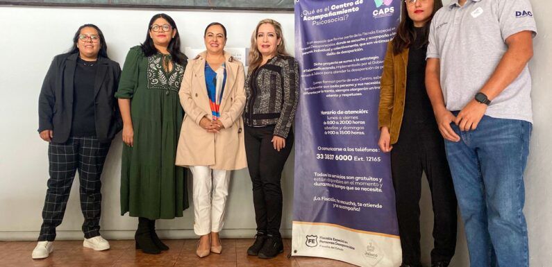 Alcaldesa de  Encarnación de Díaz se reúne con personal de la Vicefiscalía en Personas Desaparecidas