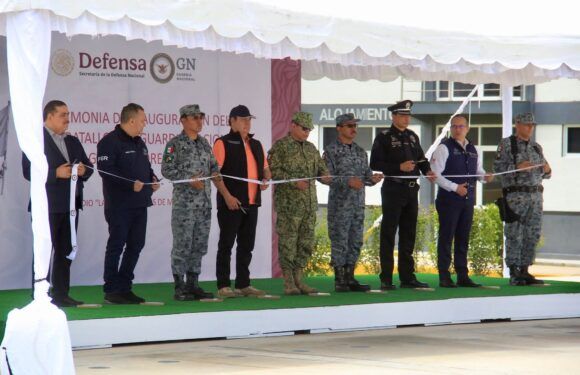 Inauguran Cuartel del 13/o. Batallón de la Guardia Nacional en Lagos de Moreno