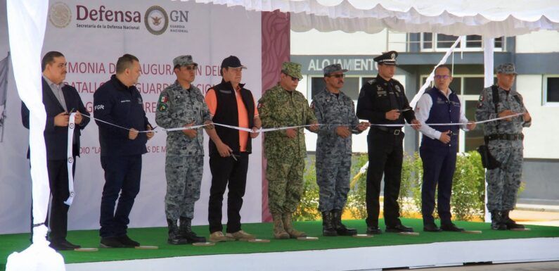 Inauguran Cuartel del 13/o. Batallón de la Guardia Nacional en Lagos de Moreno