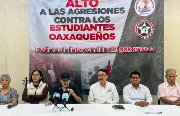 Exigen alto a la represión contra estudiantes oaxaqueños