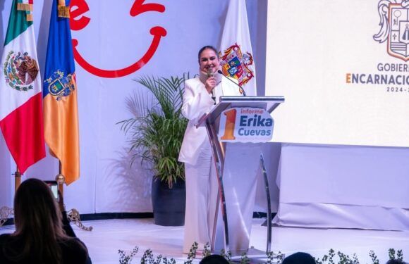 Erika Cuevas rinde su Primer Informe de Gobierno