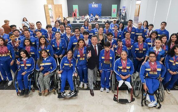Ratifica Pablo Lemus, Gobernador de Jalisco, respaldo total al deporte adaptado tras campeonato número 20 de Jalisco en la Paralimpiada Nacional