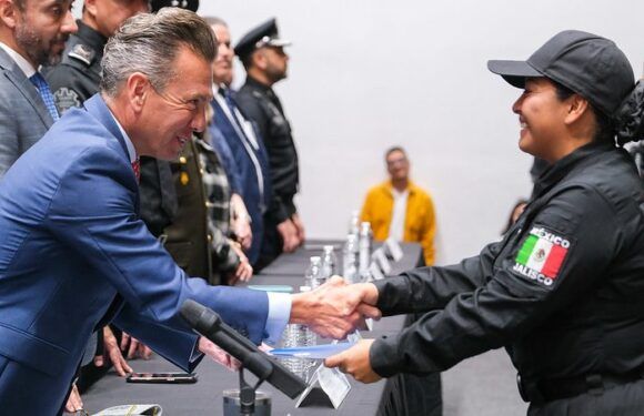 Ratifica Pablo Lemus Navarro, Gobernador de Jalisco, respaldo y dignificación a la Policía Estatal