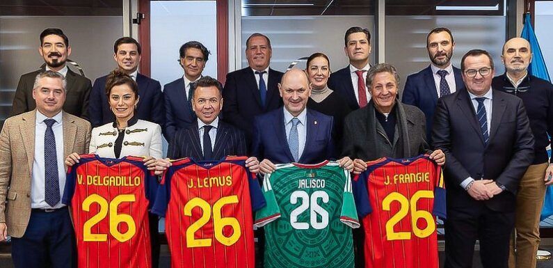 Fortalece Jalisco lazos con la Real Federación Española de Fútbol rumbo al Mundial 2026