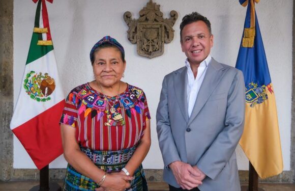Acuerdan Pablo Lemus y Rigoberta Menchú acciones para la construcción de una nueva cultura de paz en Jalisco