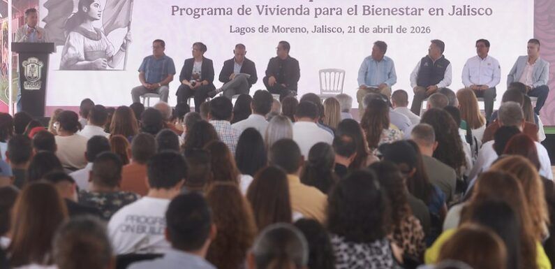 Arranca Programa Vivienda para el Bienestar de Jalisco en Lagos de Moreno